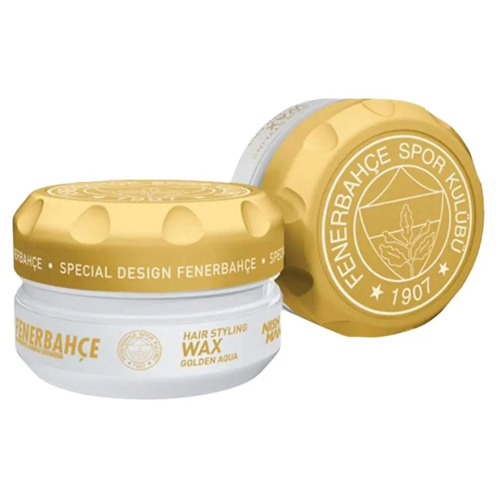 Nishman Fenerbahce Golden Aqua Hair Styling Wax 150 mlErleben Sie kraftvollen Halt und unverwechselbaren Glanz mit dem Nishman Fenerbahçe Golden Aqua Wax – speziell für echte Fans und stilbewusste Männer entwickelt. DieHairNishmanOnKozmetikNishman Fenerbahçe Golden Aqua Wax