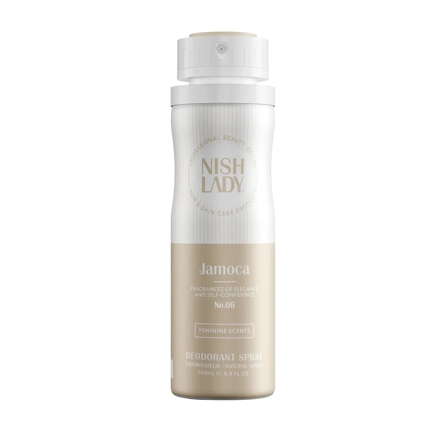 NishLady Deo Spray 200ml bottle offering freshness and elegance for all-day protection.