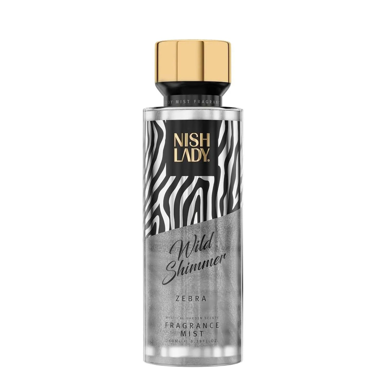 NishLady Body Mist 260 ml with refreshing fragrance and elegant design.