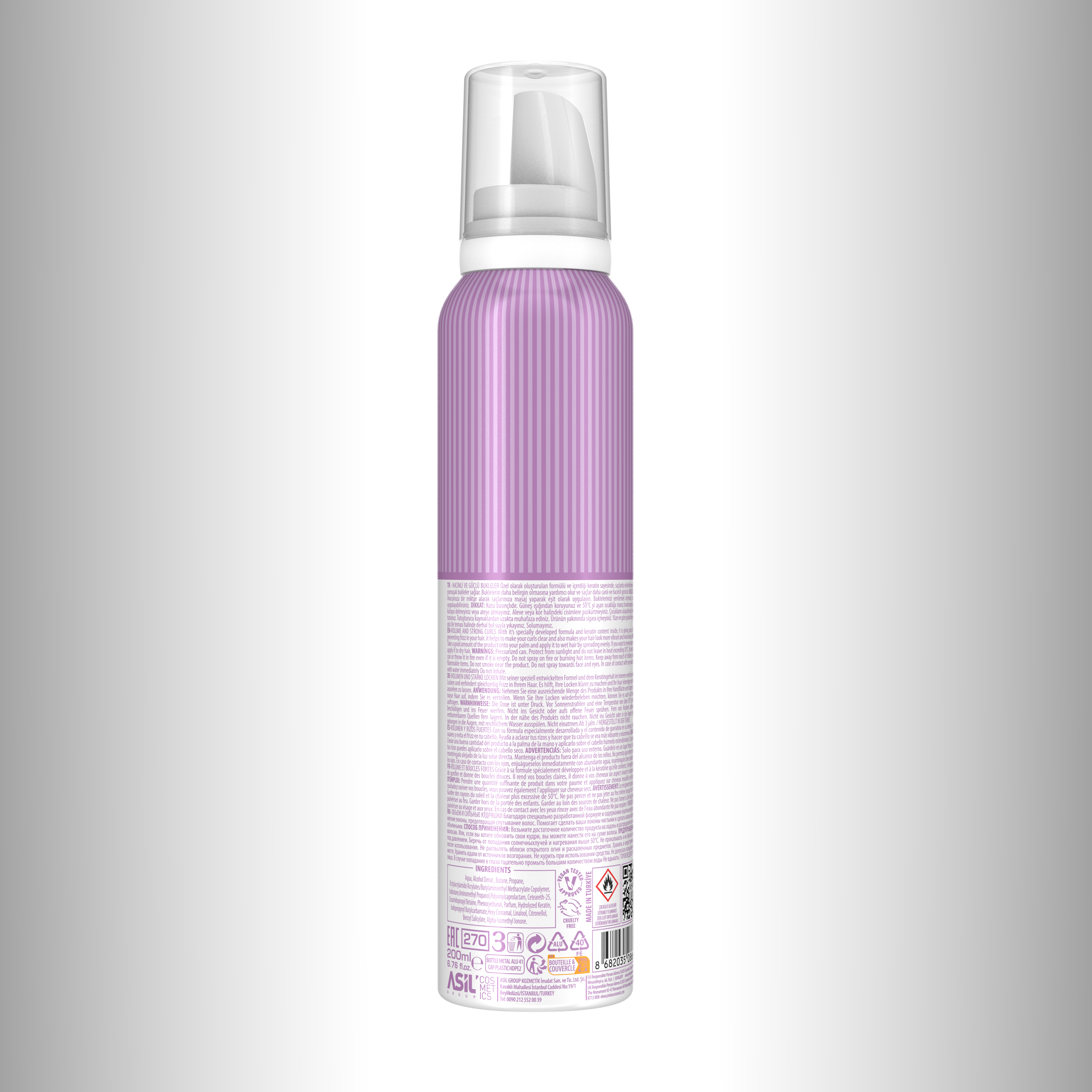 Nishlady Haarfixierschaum Fixing Mousse 200ml