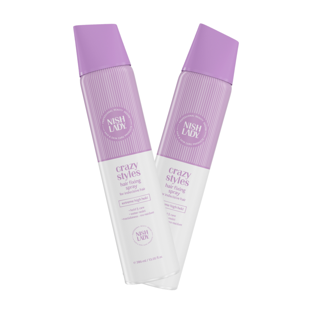 NishLady Haarfixierspray HaarSpray 386ml