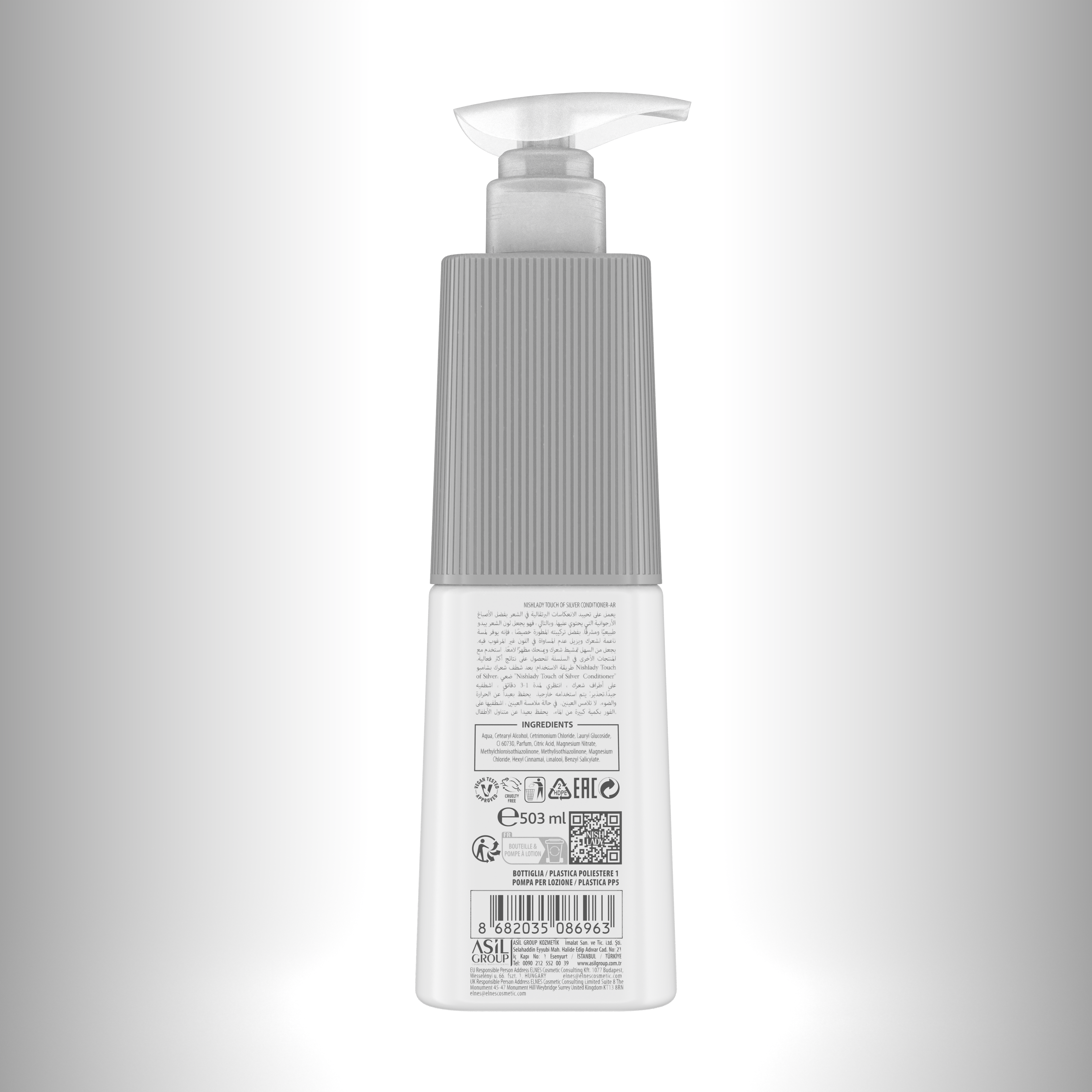 Nishlady Touch Of Silver Hair Care Conditioner 503ml