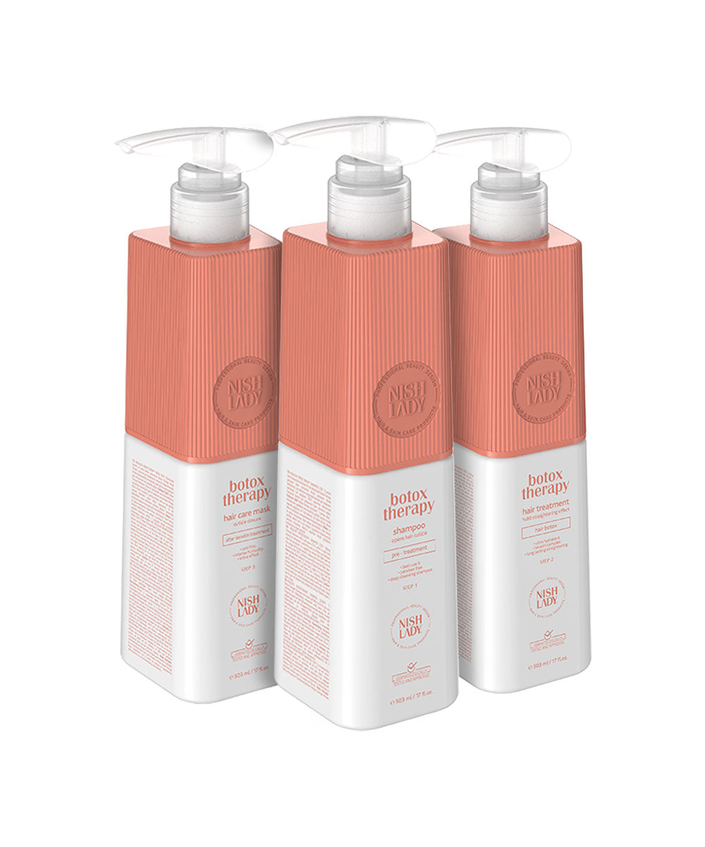 Botox Therapy Set - HaarShampoo - Haarbehandlung - HaarConditioner 3er je 503ml
